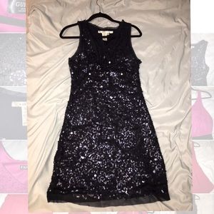 MAX STUDIO blue sequins dress